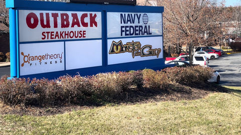 Epic LED restaurant sign outdoor LED screen in Rockville, MD.