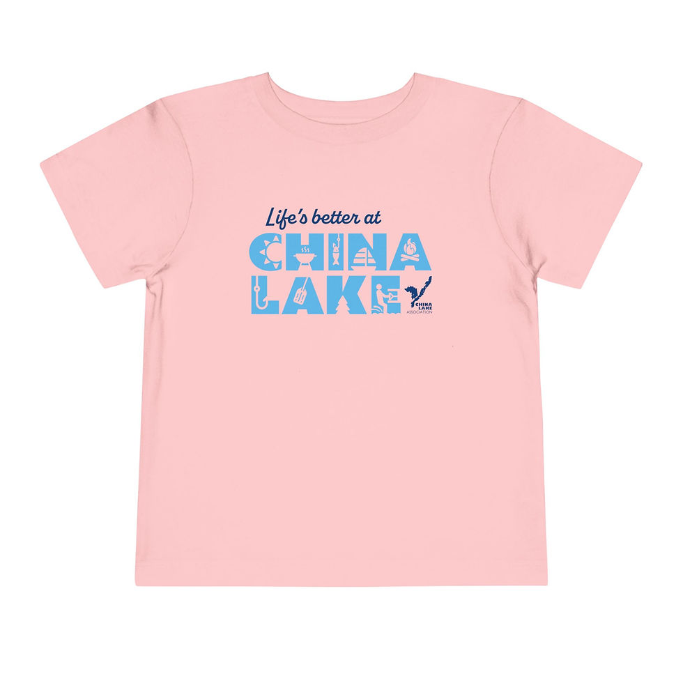Thumbnail: Life's Better at China Lake Toddler Tee