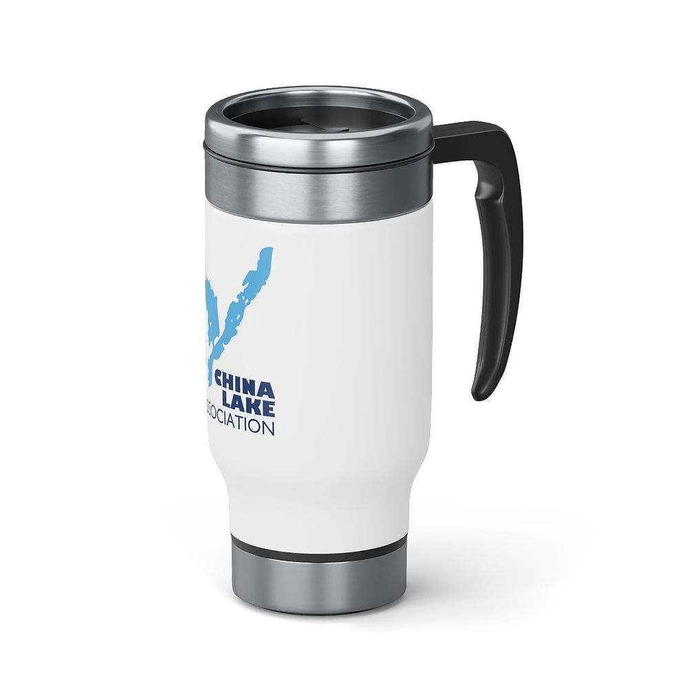 Thumbnail: Stainless Steel Travel Mug with Handle, 14oz