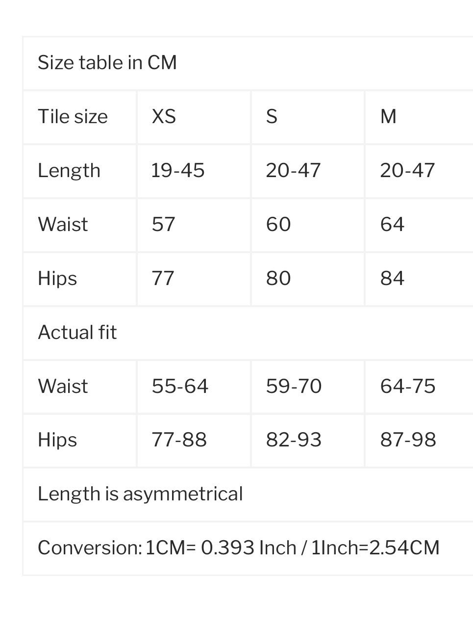 Miniatura: Hiss Skirt #26019