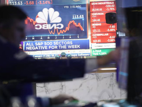 Global stock markets tumble as recession fears continue to grow
