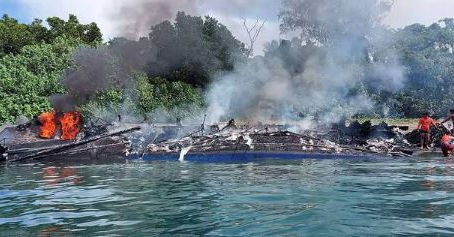 Philippine ferry fire claims at least seven lives