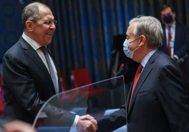 UN, ANTONIO GUTERRES, SERGEY LAVROV, MOSCOW