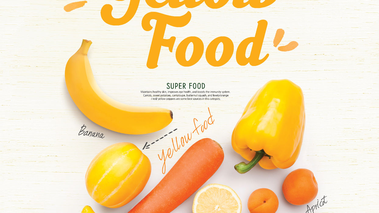 Streets market window poster design.