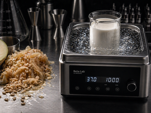 Cómo Hacer Leche de Melón con Ultrasonido: Mixología Científica Zero-Waste