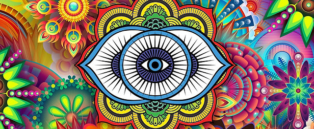 psychedelic facebook cover photo