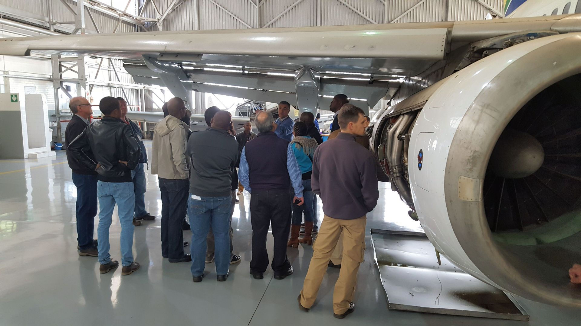 In the training workshop