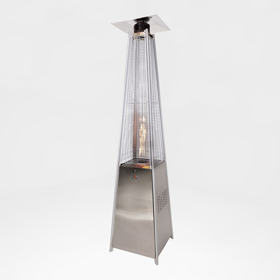 Pyramid Quartz Glass Patio Heater