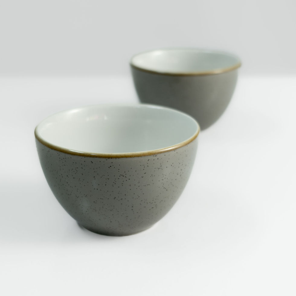 Peppercorn Grey Snack Bowl