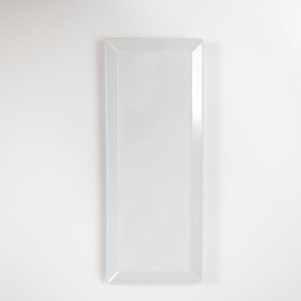 White Rectangular Platter