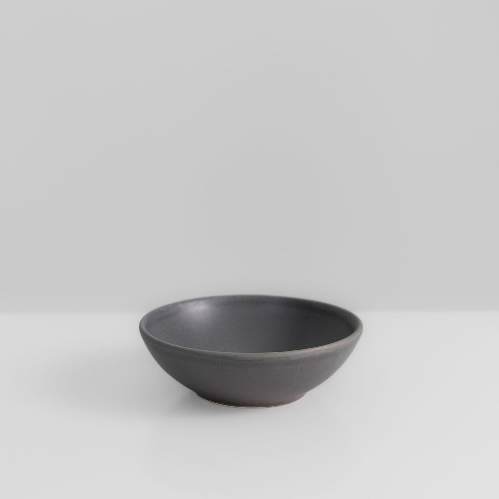 Seattle Grey Contour Shallow Bowl