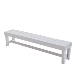 〆1/31 WHITE_WOOD_BENCH #3 White Bench | Cherri Hire