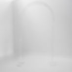 White Painted Wedding Arch