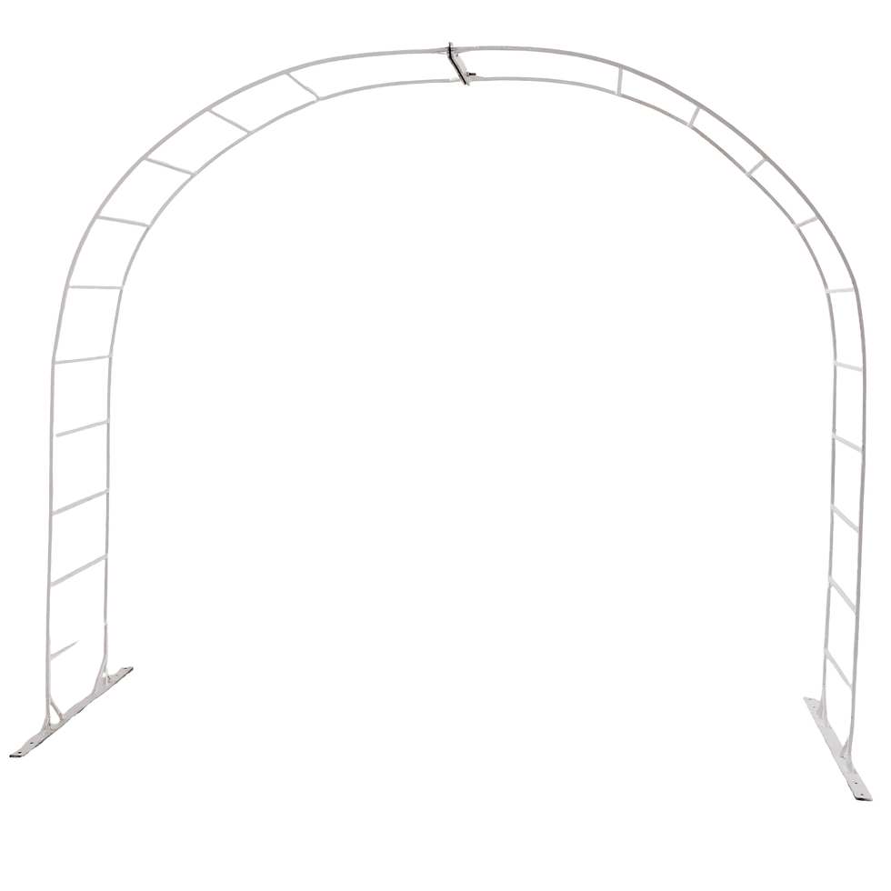 Large White Painted Wedding Arch