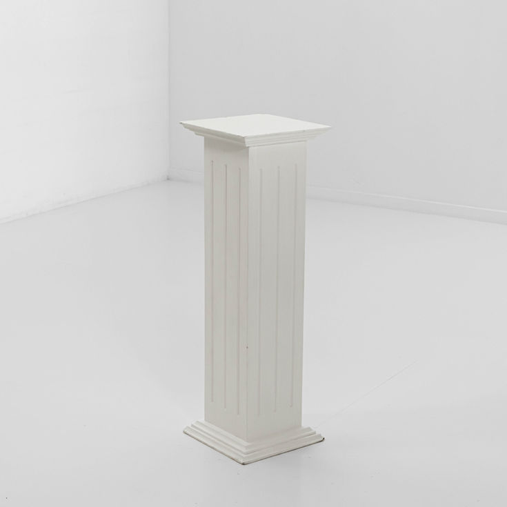 White Plinth Pillar Small