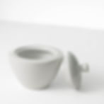 White Porcelain Sugar Bowl