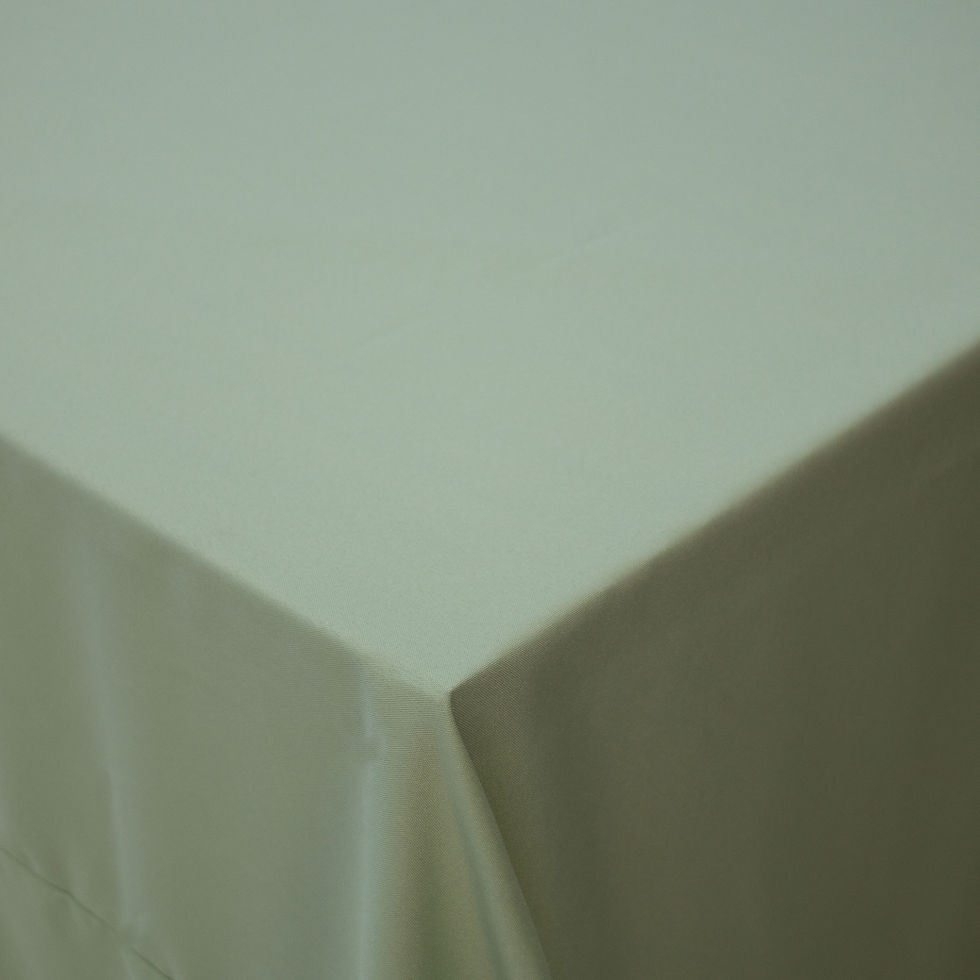 Sage Green Full Length Tablecloth