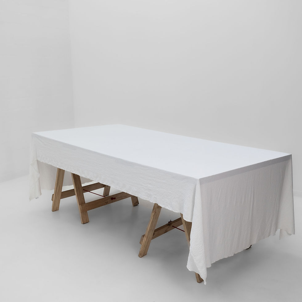 White Table Cloth for hire