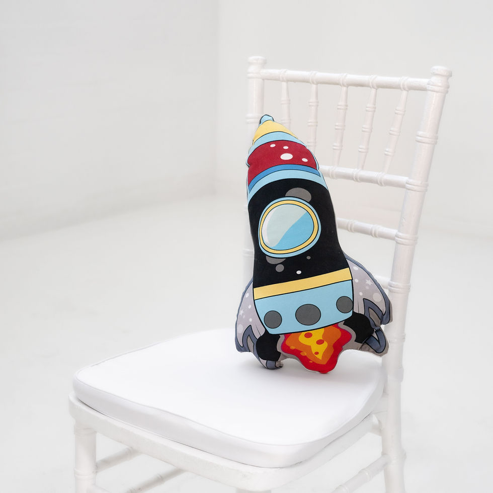 Space Rocket Themed Cushion
