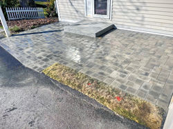 Front Patio with Large front step