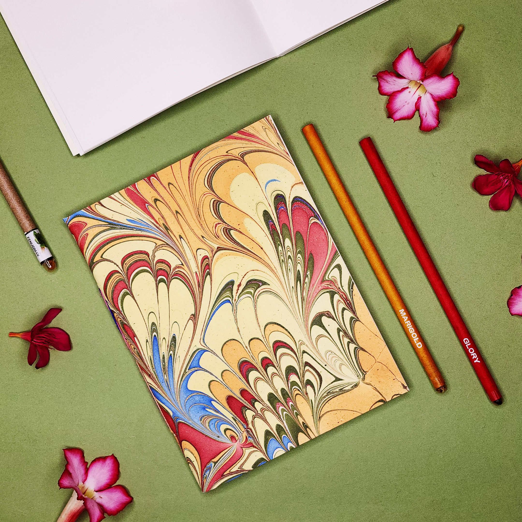 A5 Ebru Softcover Notebook