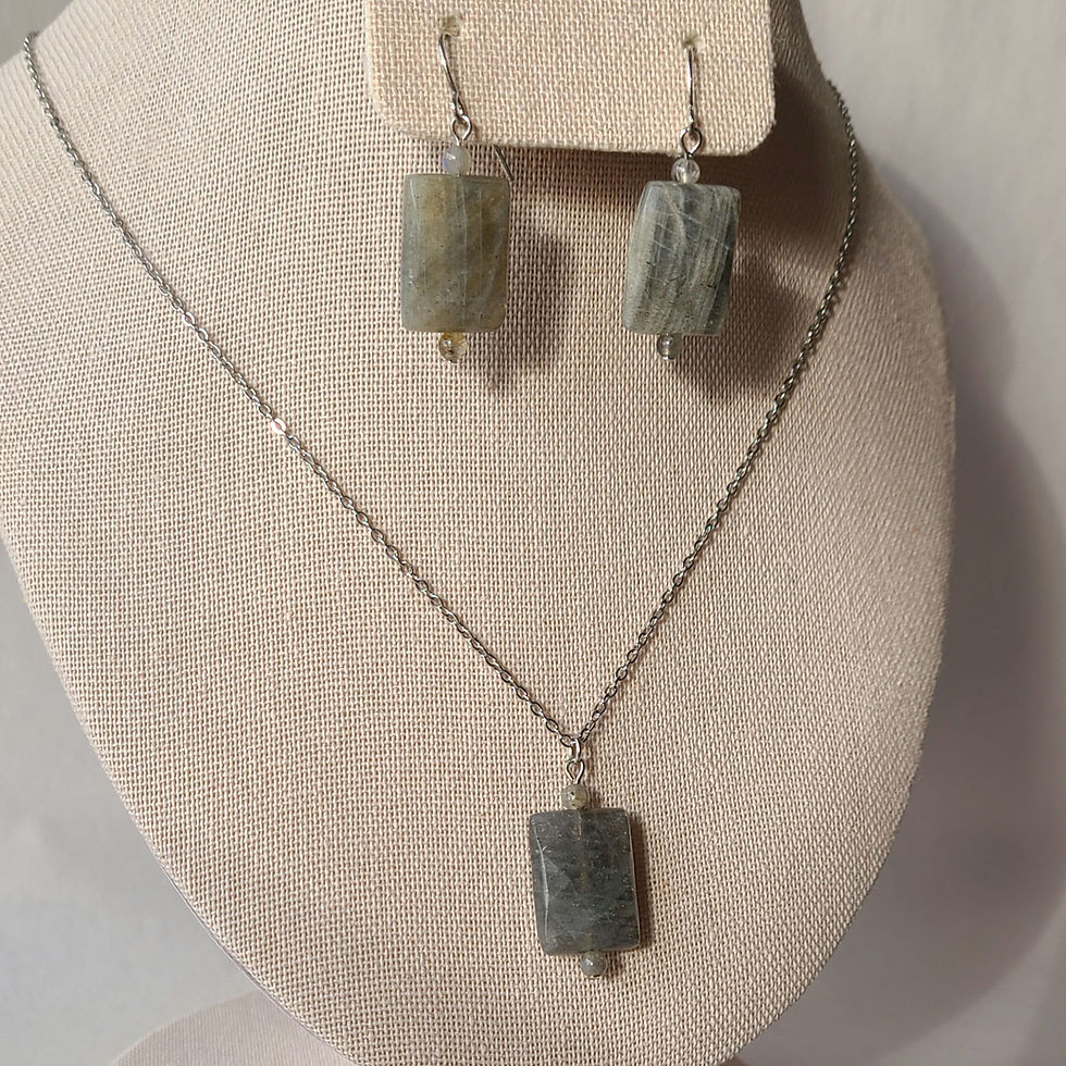 Miniature : Labradorite Jewelry Set