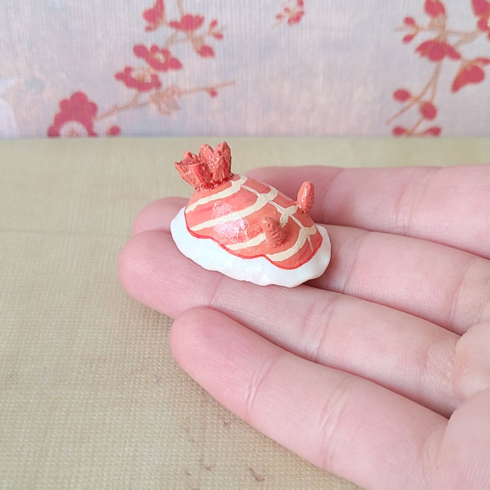 Küçük resim: Shrimp Nigiri Sushi Sea Slug Figurine
