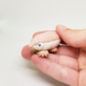 Pink Fairy Armadillo Figurine