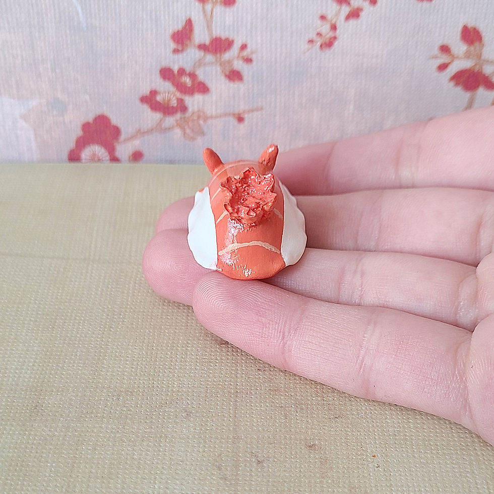 Küçük resim: Salmon Nigiri Sushi Sea Slug Figurine