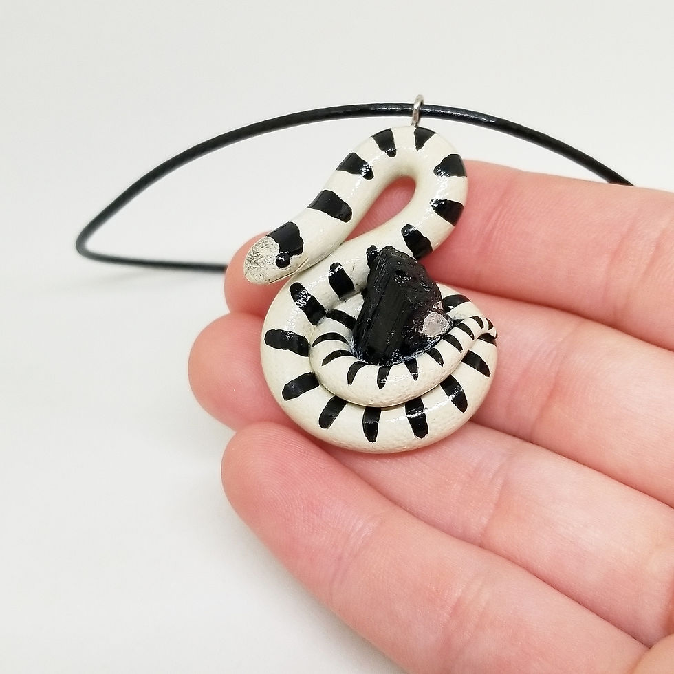 縮圖：Mojave Shovel Nose Snake Pendant