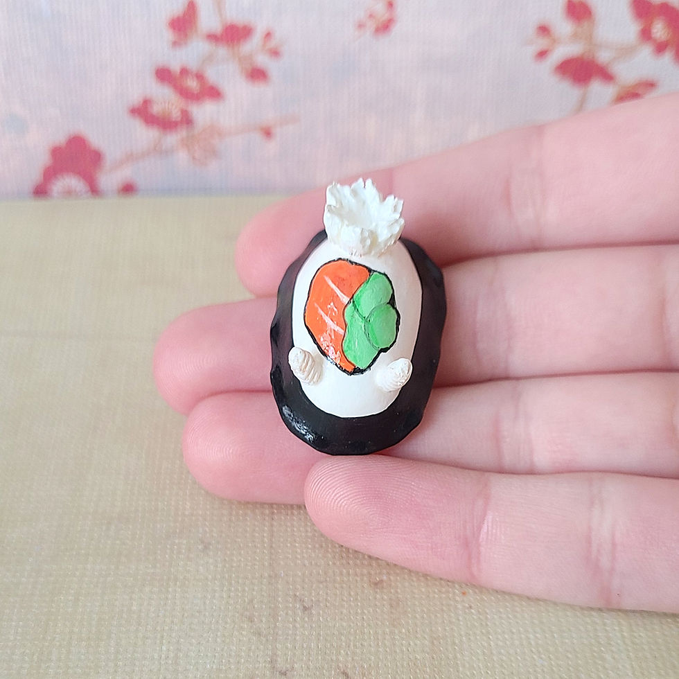 縮圖：Salmon Roll Sushi Sea Slug Figurine