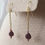 縮圖：Tourmaline and Gold Chain Earrings