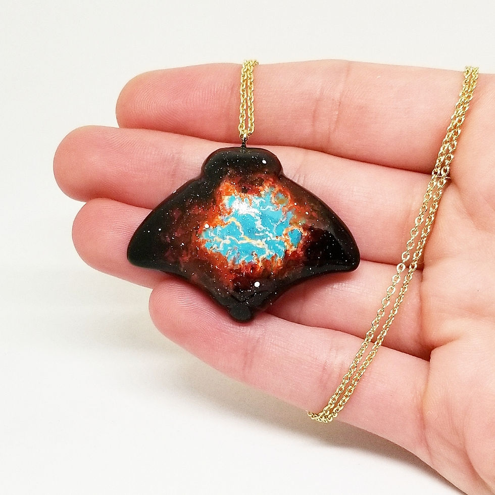 Miniatura: Nebula Manta Ray Pendant