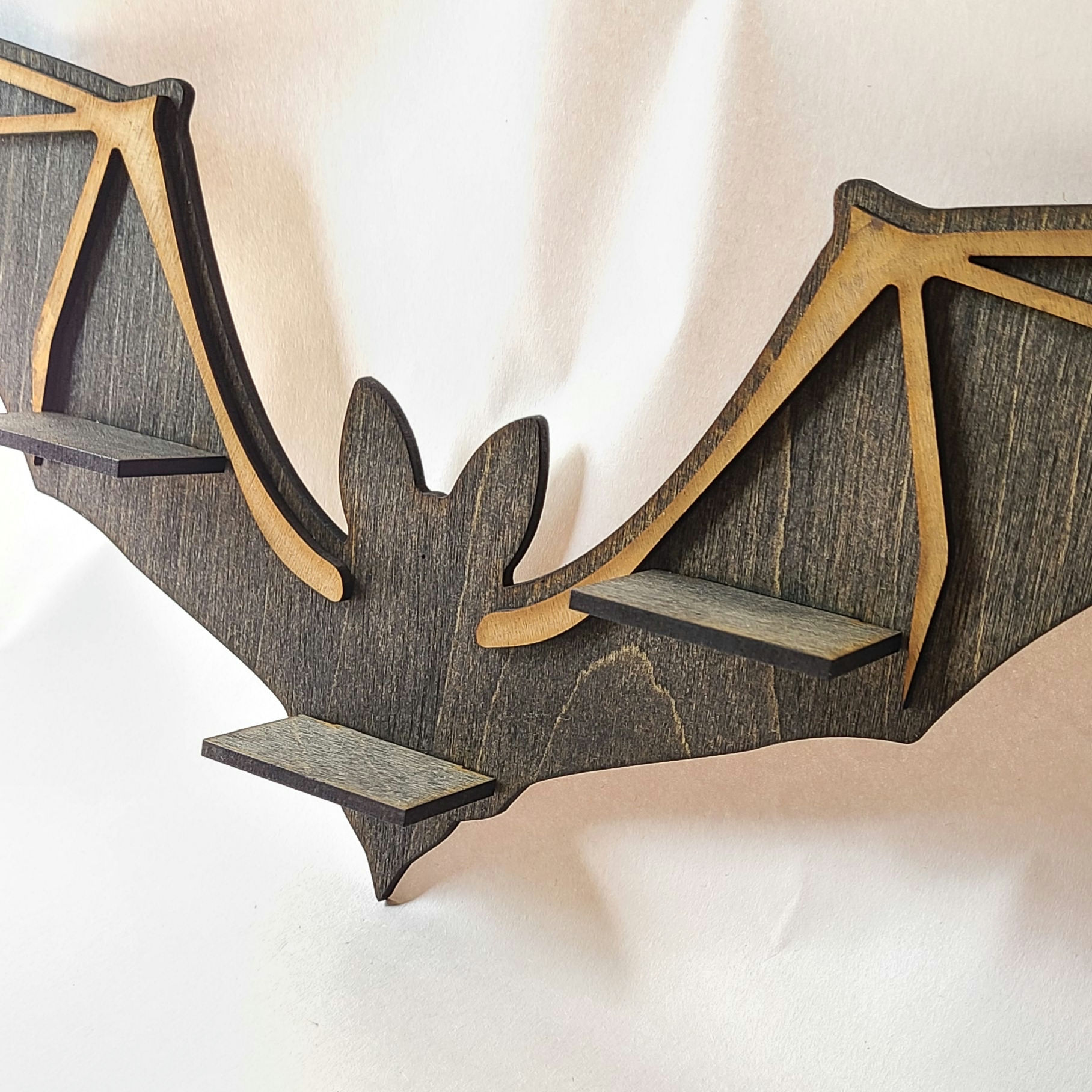Bat Shelf for Miniatures and Crystals