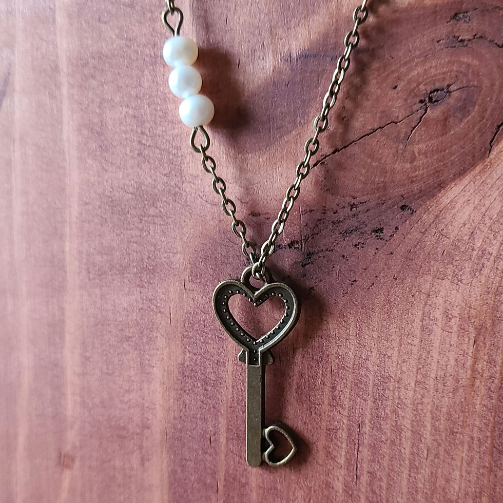 Hình thu nhỏ: Vintage Style Romantic Key Necklace