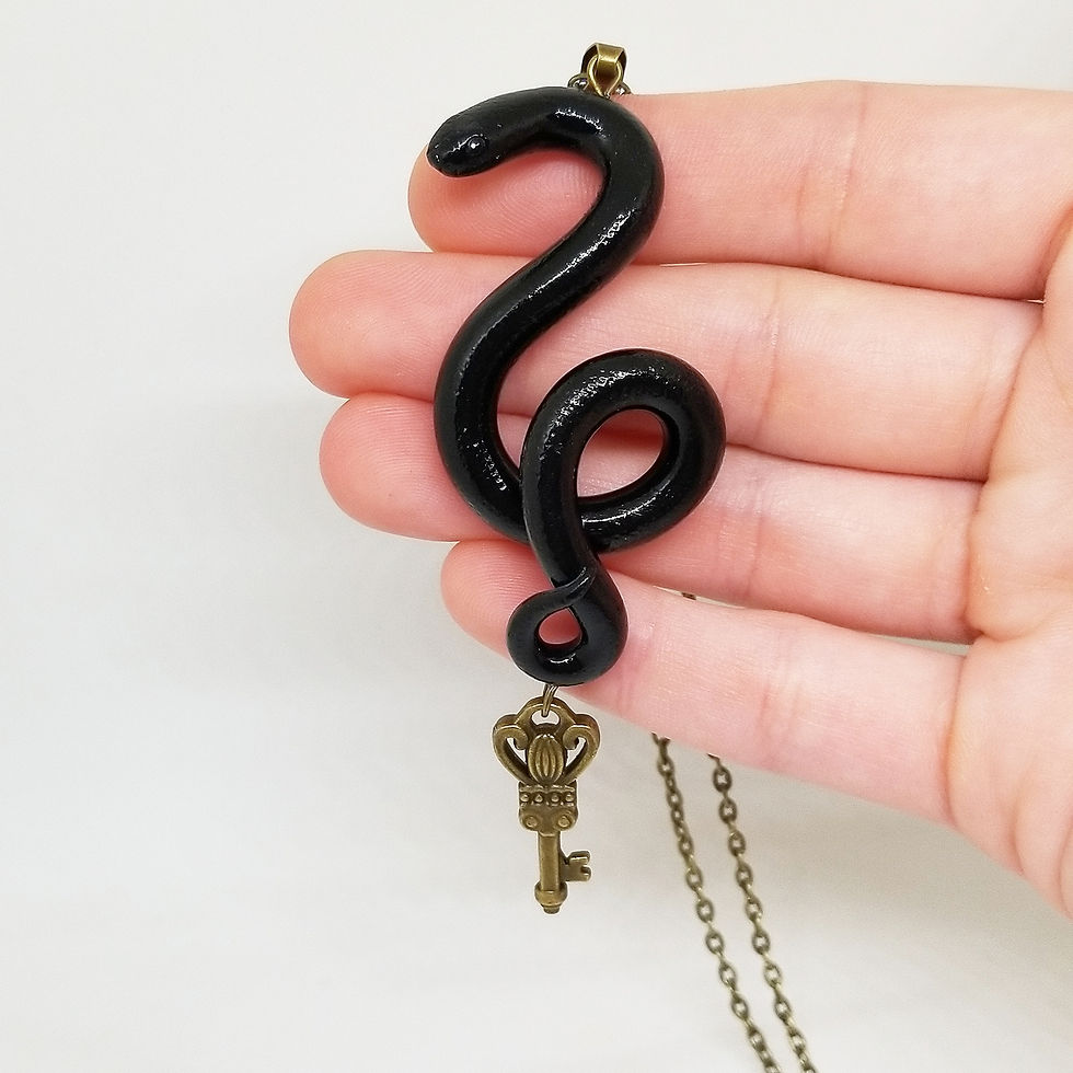 縮圖：Black King Snake Pendant