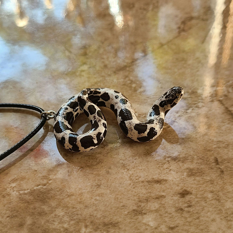 Miniatura: Anery Kenyan Sand Boa Snake Necklace