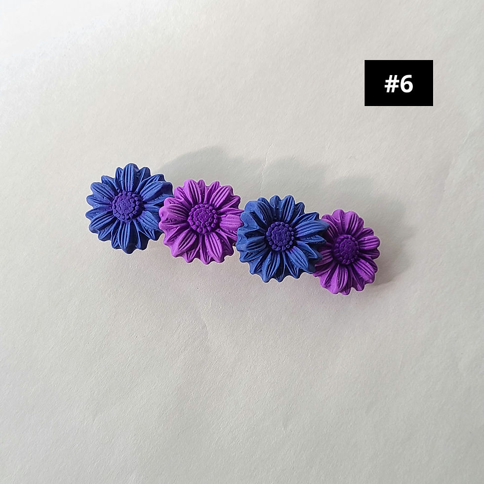 섬네일: Flower Hair Barrette