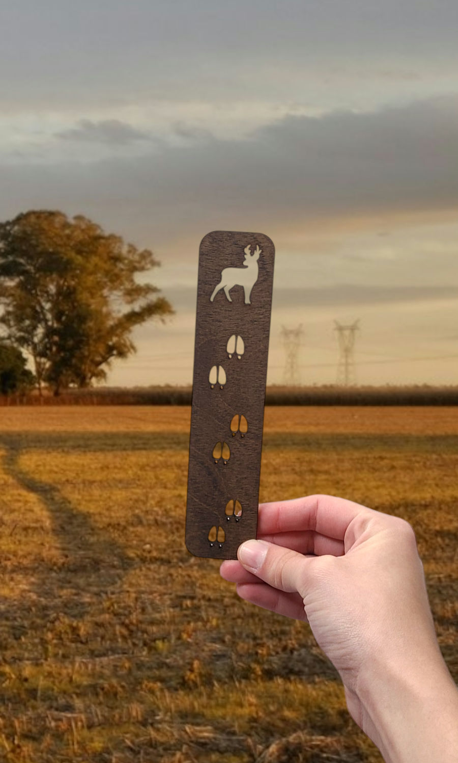 Hình thu nhỏ: Wood Laser Cut Bookmarks