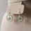 Miniatura: Green Aventurine and Pearl Silver Hoop Earrings