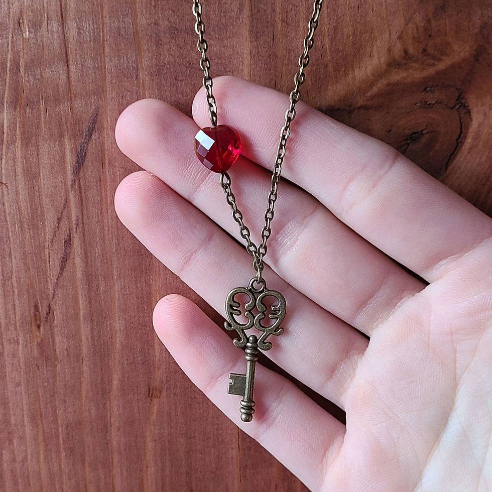 Miniatura: Vintage Style Romantic Key Necklace