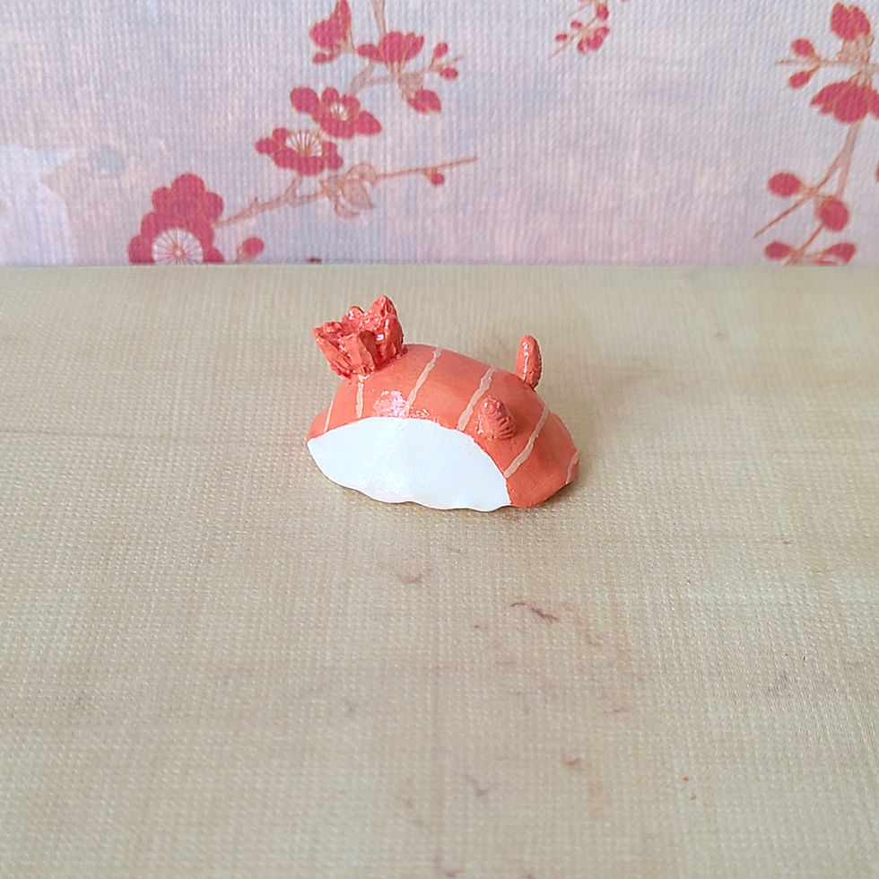 Küçük resim: Salmon Nigiri Sushi Sea Slug Figurine