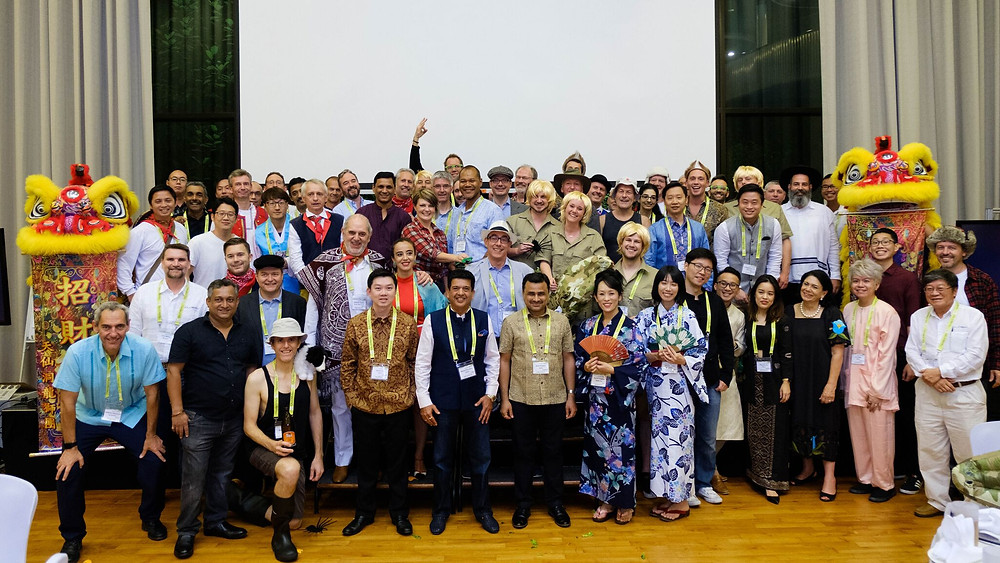 A group photo of the GPA dressed in our local identities during the Gala dinner.