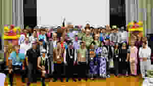A group photo of the GPA dressed in our local identities during the Gala dinner.