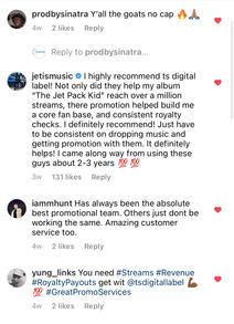 TESTIMONIALS/ REVIEWS | TS DIGITAL LABEL
