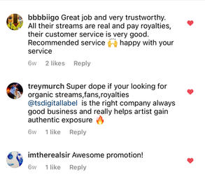TESTIMONIALS/ REVIEWS | TS DIGITAL LABEL