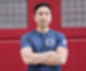 Firefighter Ben Chou, arms crossed