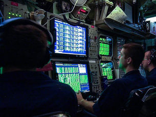 The Sonar Shack on a US Navy Submarine under command of Tony Grayson