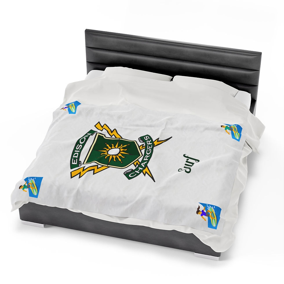 Thumbnail: Edison Surf Plush Blanket