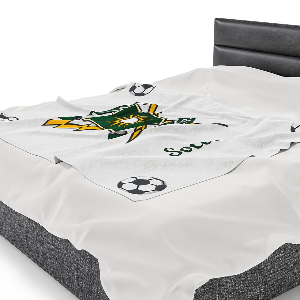Thumbnail: Edison Soccer Plush Blanket